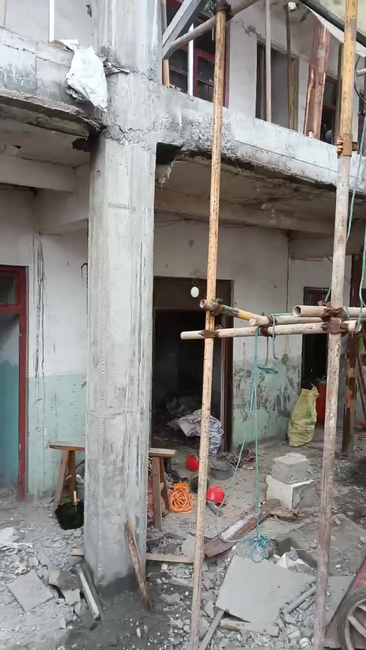 ‌四川乐山自建房墙改梁是怎么施工的？门面房夹山改梁多少钱？